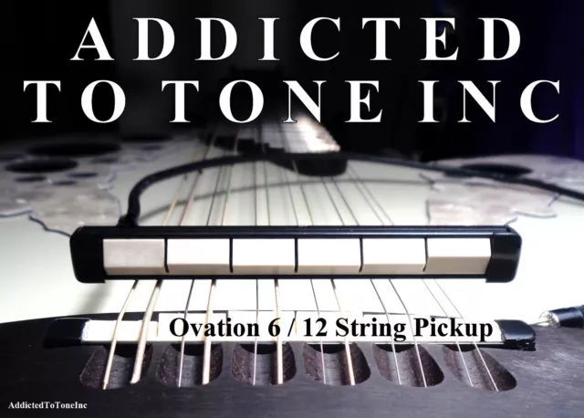 Ovation Pickup Assembly   6 / 12  STEEL String   OEM Part!