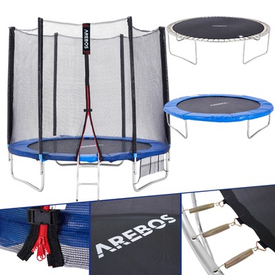 Arebos Arebos Rete di Protezione Trampolino 185/ 244/ 305/ 366/ 396/ 430/ 460/ 490 cm 