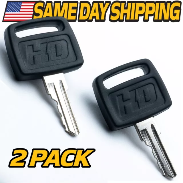 (2 pk) Ignition Switch Key fits John Deere F510 F525 F145 F620 F680 F687 ZTrak