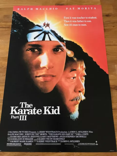 MOVIE POSTER THE Karate Kid 3 430mm x 640mm (Bit bigger than A2) $4.96 ...