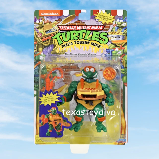 Teenage Mutant Ninja Turtles PIZZA TOSSIN MIKE Retro Classic Figure 2023 READ!!