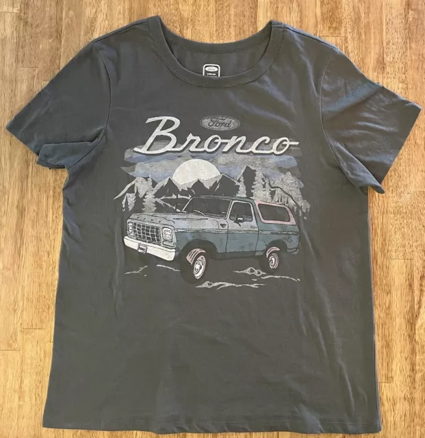 Ford Bronco Graphic T-shirt Official Ford Unisex Size Medium Vintage Bronco