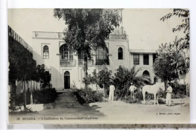 Oujda Commander's House Superior Maroc Cpa Postcard 8446