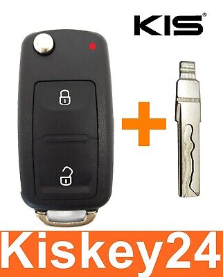 RICAMBIO chiave pieghevole con pezzo grezzo/giunto per klappschfür VW t5 t6 SHARAN a408 