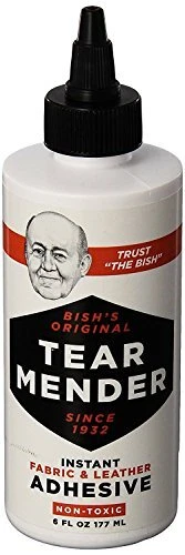 Tear Mender Instant Fabric and Leather Adhesive 6 oz. Bottle 12 Pack TG-6H-C12