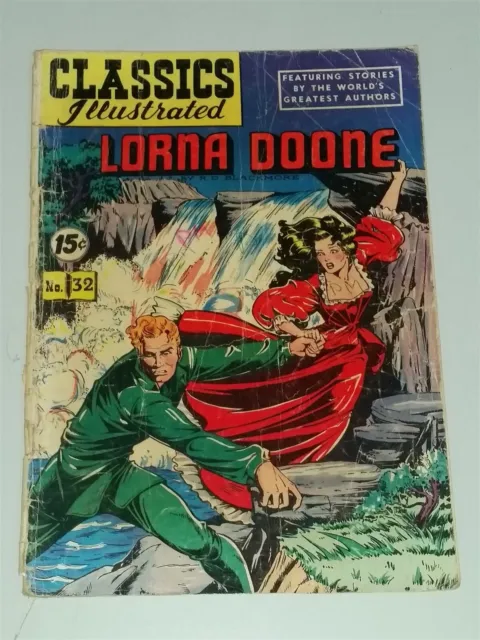 Classics Illustrated #32 Lorna Doone December 1946 Gilberton Company Golden Age