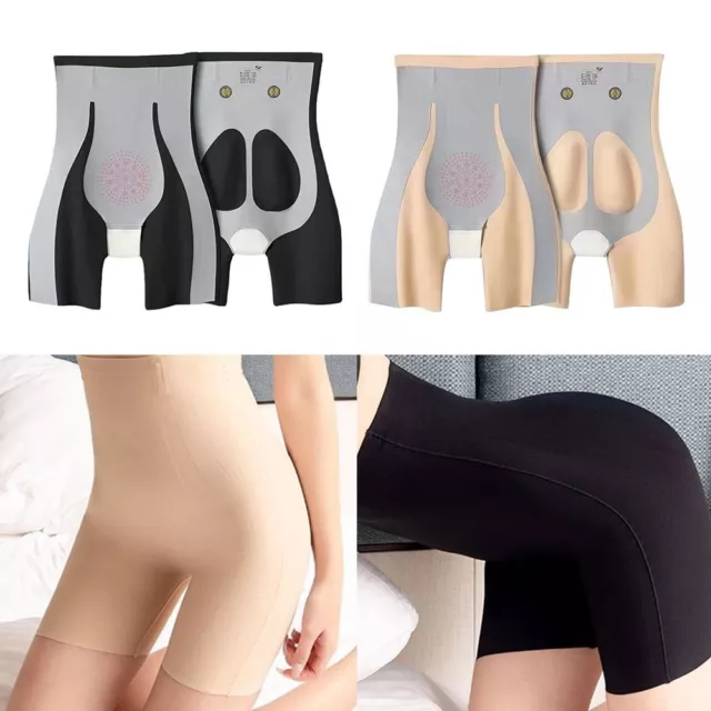 Useful Fiber Seamless High Waisted Shapewear Tummy Control Pants Body Shaper