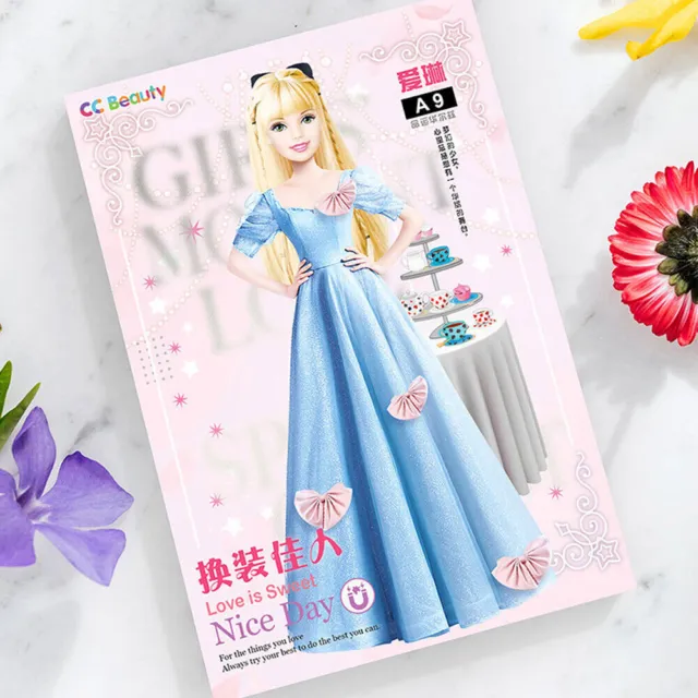 Magnetic Dress Up Dolls Girls Princess Dress Up Paper Dolls Pretend Play Toys UK