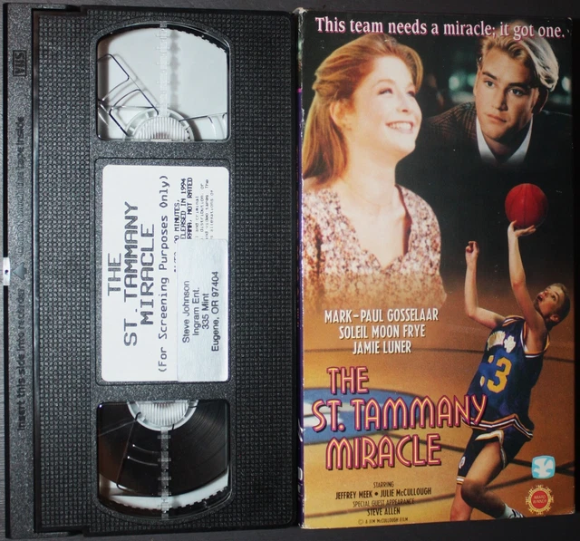 THE ST. TAMMANY MIRACLE (vhs) MarkPaul Gosselaar, Soleil Moon Frye