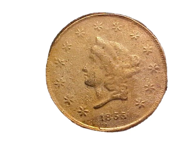 1855 $50 San Francisco Gold Token/Medal -Fun Collectible!-c3493txx