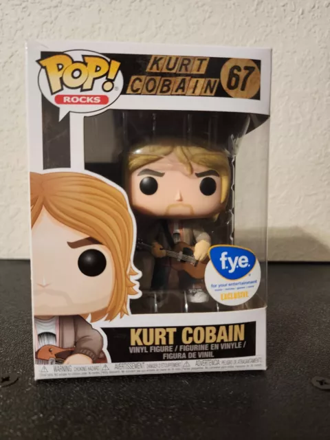 Funko Pop! Rocks - Kurt Cobain #67 - FYE Exclusive - VAULTED