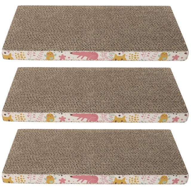 3 Pieces Kratzbaum Für Katzen Wellpapier Kratzunterlage Haustier