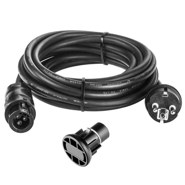 Cable de conexión confiable para sistemas fotovoltaicos y para enchufe Schuko