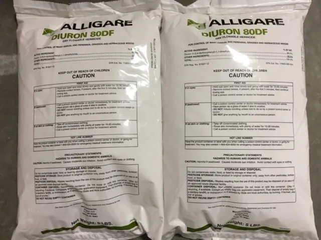 Diuron 80DF Herbicide - 10 LB (2-5lb bags) (Karmex DF) by Alligare
