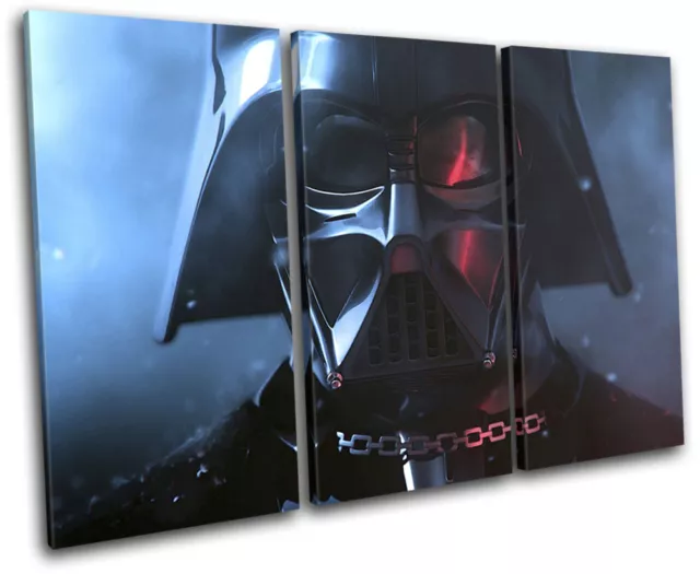 Star Wars Darth Vader Movie Greats TREBLE CANVAS WALL ART Picture Print