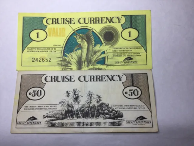1980-1986. CAIRNS, Nth Queensland.GREEN ISLAND NEAR CAIRNS. Island currency.