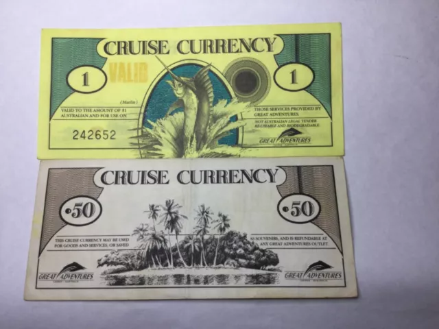 1980-1986. CAIRNS, Nth Queensland.GREEN ISLAND NEAR CAIRNS. Island currency.
