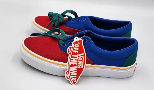 VANS ERA PRIMARY Color Block Multi Color Skate Sneakers Kids Youth Unisex 24.00 PicClick