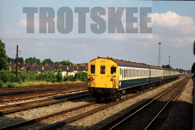35MM SLIDE BR British Rail Electric EMU Class 416 5723 Hither Green ...
