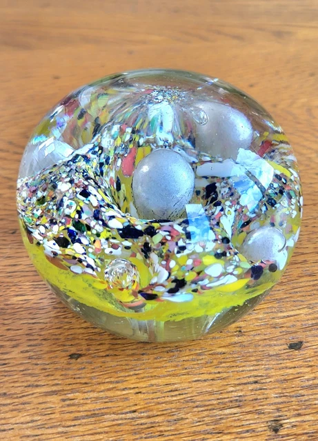 Sulfure Meduse Boule De Rêve En Verre Soufflé - Presse-papier