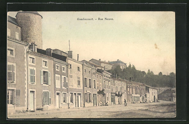 CPA Gondrecourt, Rue Neuve, street view