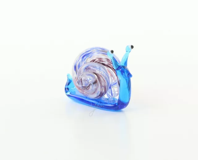 9973560-x Vetro Figura Piccolo Vite senza Fine Blu H5cm Risoluzione Raccolta