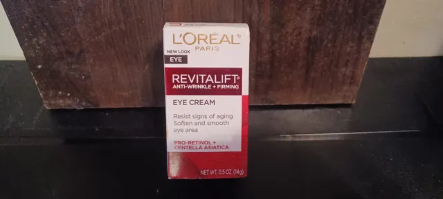 L'Oreal Revitalift Anti-Wrinkle + Firming Eye Cream 0.5 fl oz 14 g NEW BOXED