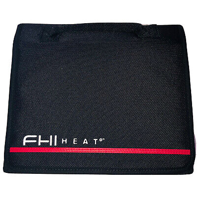 FHI Heat Free Form Cutting & Styling Black Travel Organizer Bag 7” X 10” NEW