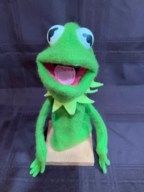Vintage 1978 Fisher Price Jim Henson Muppets Kermit The Frog Hand Puppet #860
