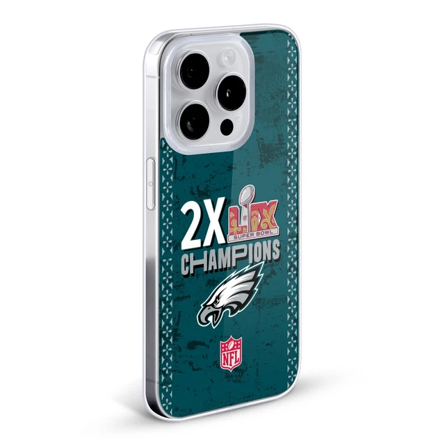 OFFICIAL NFL 2025 SUPER BOWL LIX CHAMPIONS SOFT GEL CASE FOR APPLE