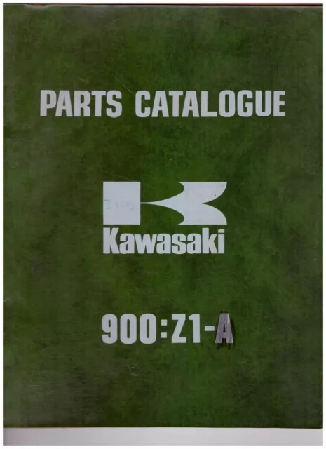 Katalog Ersatzteile - Parts Catalogue - Kawasaki Z900:Z1-A Ausgabe 07/1973