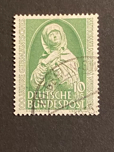 BRD 1952, Einzelmarke MiNr. 151, gestempelt