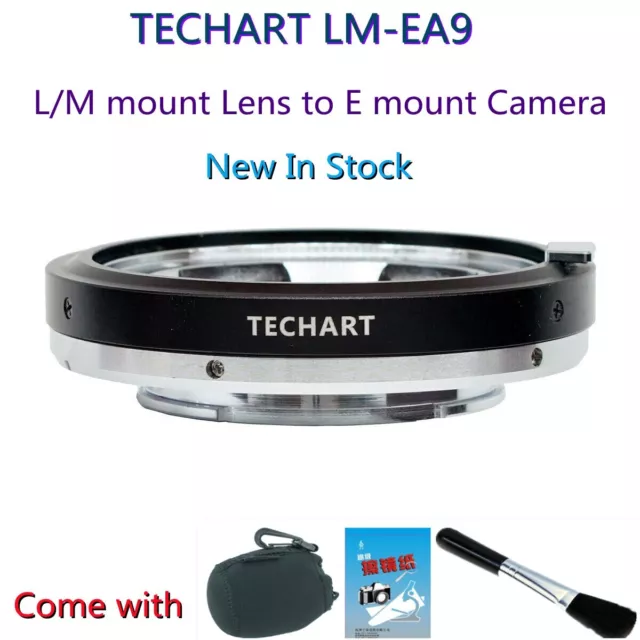 TECHART LM-EA9 Auto Focus Lens Adapter for Leica M to for Sony E Mount A1 Camera