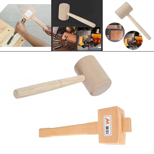 2x Poignée En Bois T T pour Bricolage Sculpture sur Bois