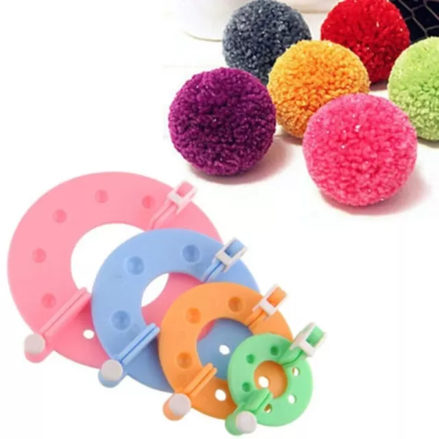 4 Sizes Knitting Loom Pompom Maker Pompom Maker Weaver Needle Wool Tool Ball 2