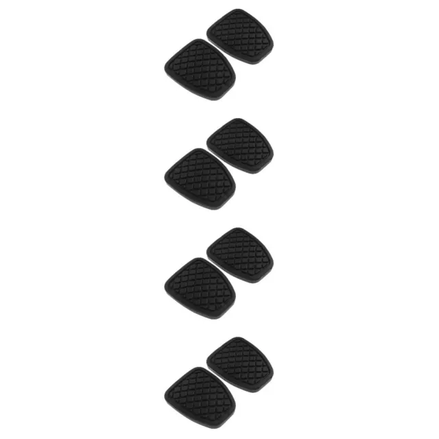 8 pcs Clutch Pedal Covers Brake Pedal Pads Rubber Pads Auto Interior