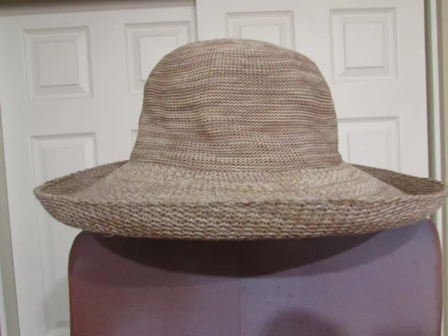 Wallaroo Hat Co. Heathered toast and Tan Packable UPF 50 Protection