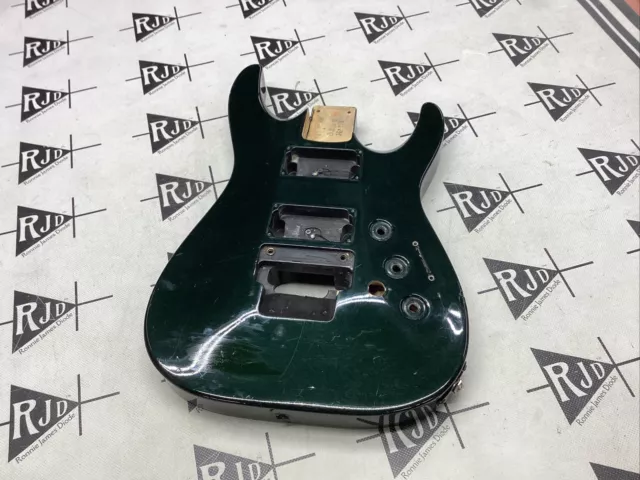 Jackson Japan Dinky DKMG Electric Guitar Body Metallic Green Arched Top