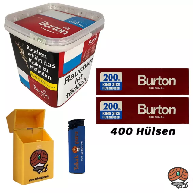 Burton Red Volumentabak MEGA Box 290g + Hülsen + Zubehör