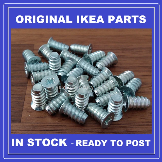 IKEA SCREWS 100347 PAX HEMNES MALM SPARE REPLACEMENT PARTS x8 £3.95