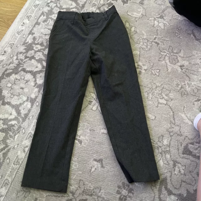 marks and spencer grey school trousers kids boys girls age 5-7 Years