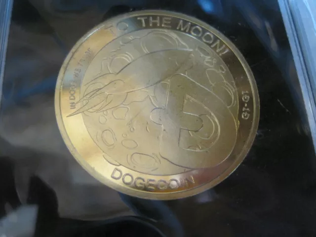 To The Moon Dogecoin In Doge We Trust So Crypto In Case