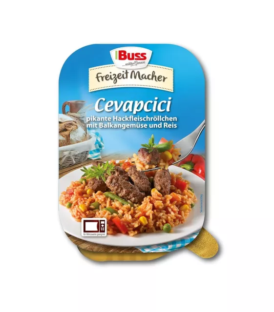 Bus Cevapcici piatto pronto classico balcanico verdure riso 8x300g NUOVO MHD 8/25