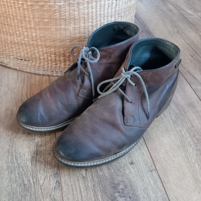 barbour redhead leather chukka boots
