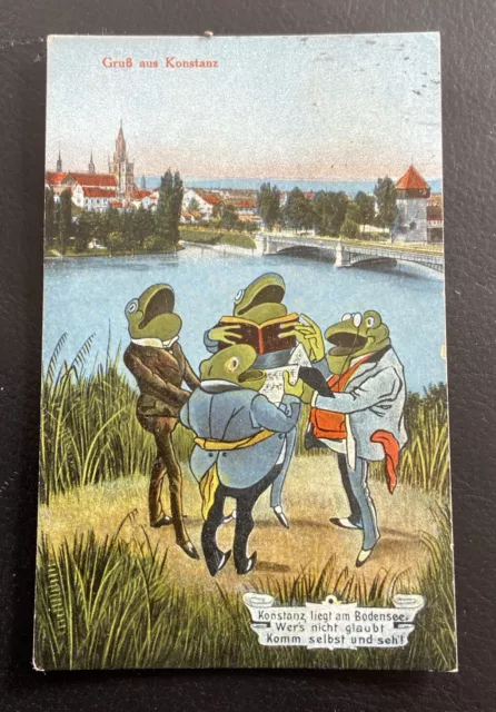 Postcard Constance - Singing Frogs (k2)