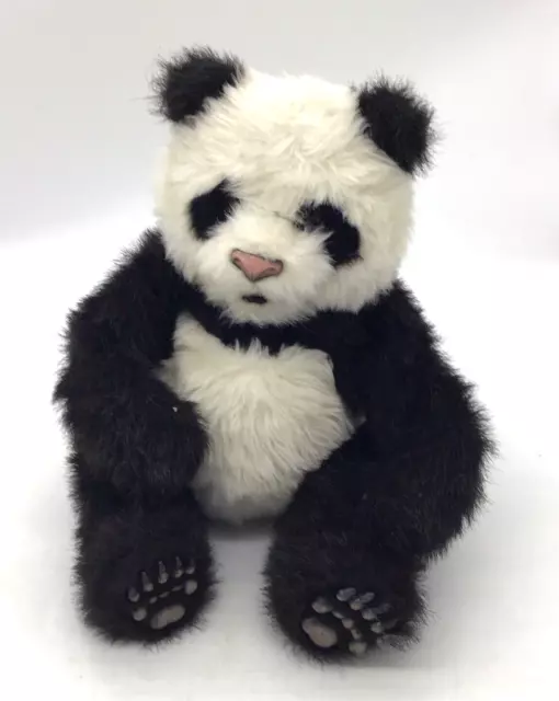 Hasbro 2008 Furreal Panda Bear Electronic Pet Interactive Toy 11.5" x 10"