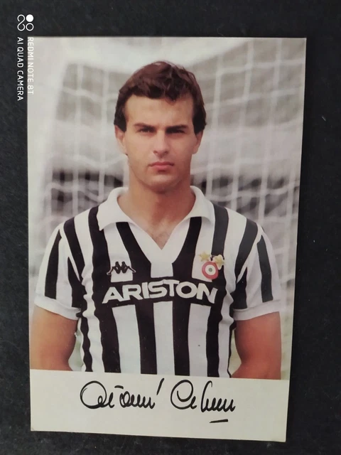 Juventus player Antonio Cabrini during a match on 1986in Turin, Italy