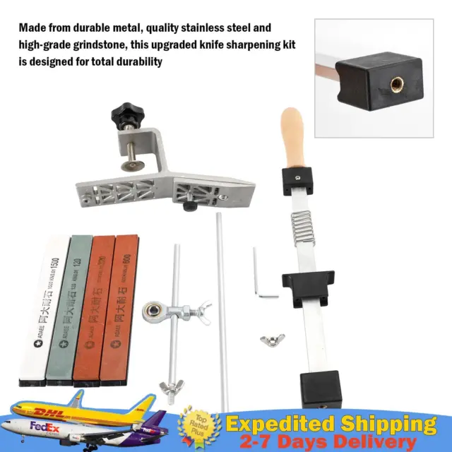 Professional Edge Knife Sharpening Fix-angle Sharpener System with 4 Stones P7