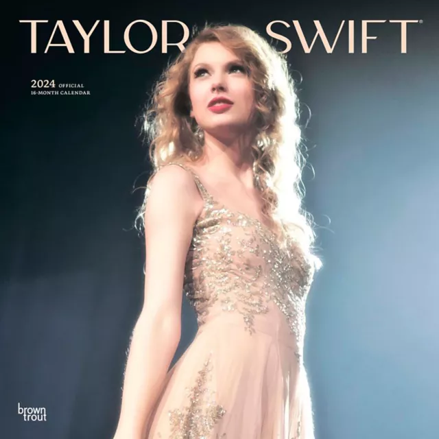 2024 CALENDAR TAYLOR Swift Official 16Month Square Wall Browntrout