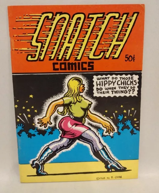 SNATCH COMICS #1 (1968) Apex Comic 50¢ Cover Robert Crumb S. Clay Wilson